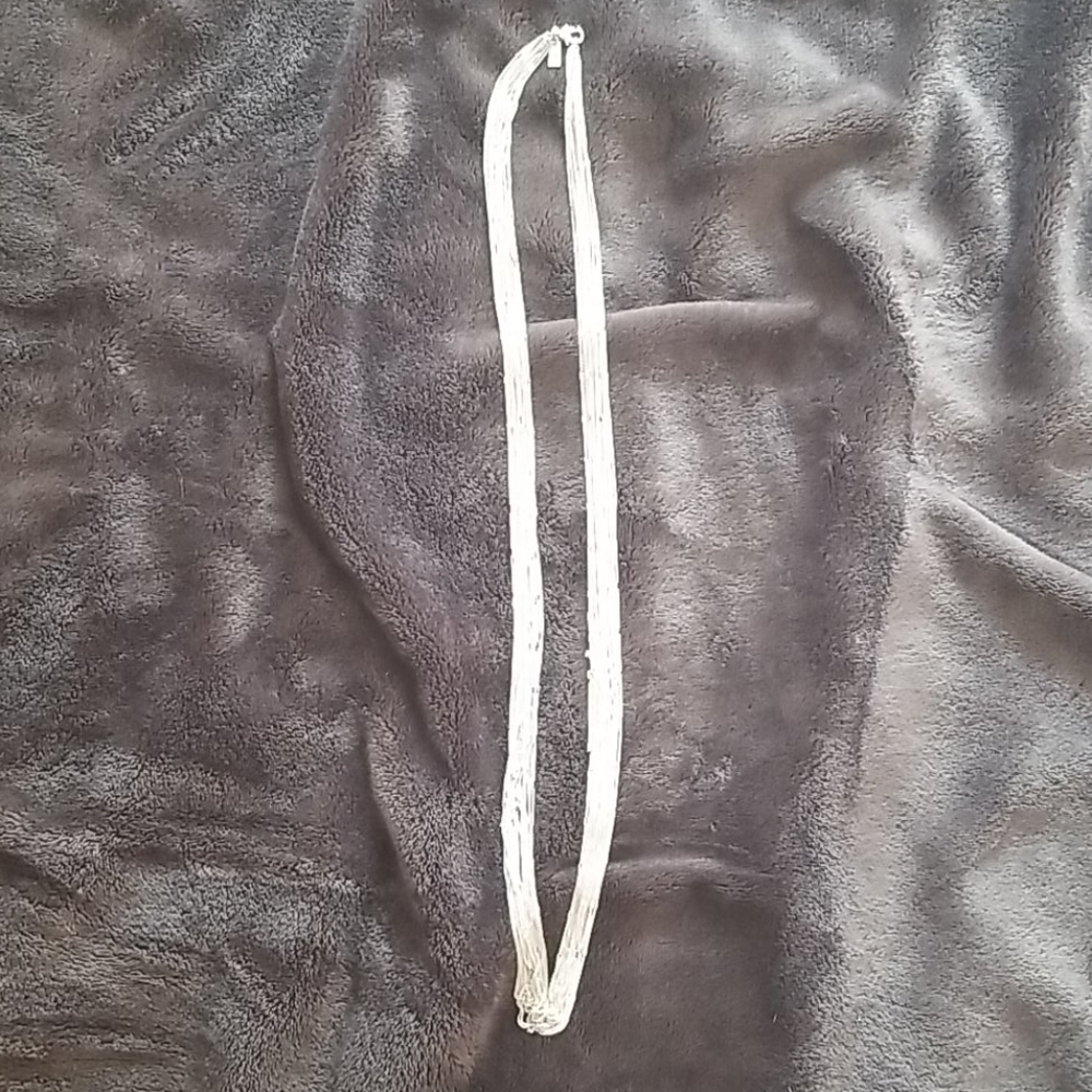 The Limited Silver Multi-strand Necklace
